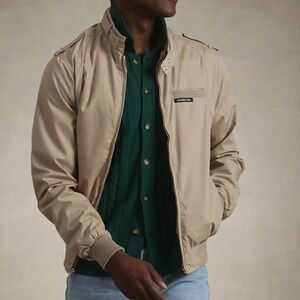 Vintage 80’s Members Only Men's Classic Iconic Racer Bomber Jacket | Size 42